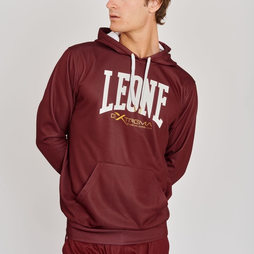 Leone Hoodie Logo, Rot