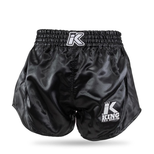 King Pro Boxing Muay Thai Shorts Retro Hybrid Kids, Black