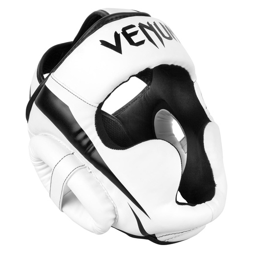 [VENUM-1395-W-S] Venum Head Guard Elite, White-Black