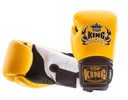 Top King Boxhandschuhe Super Air, Gelb-Schwarz-Weiss