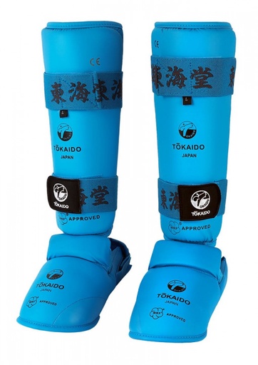 Tokaido Shin Guards Karate Kanji WKF, Blue