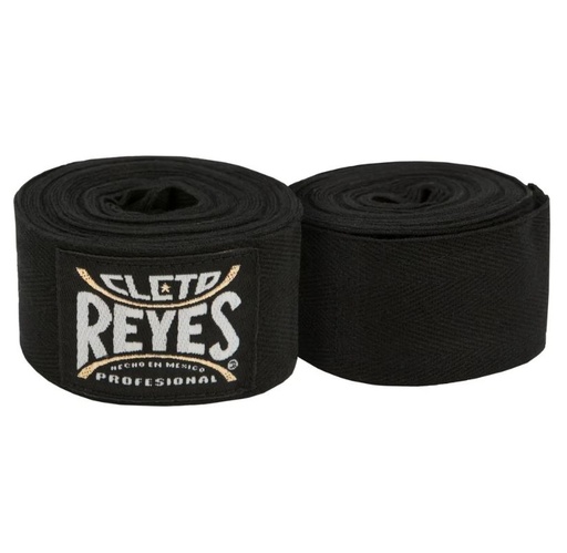 [K615-S] Cleto Reyes Boxbandagen Polyester, Schwarz