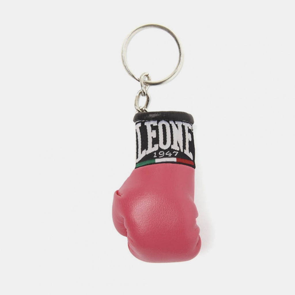 Leone Mini Boxing Glove Keyring, Pink