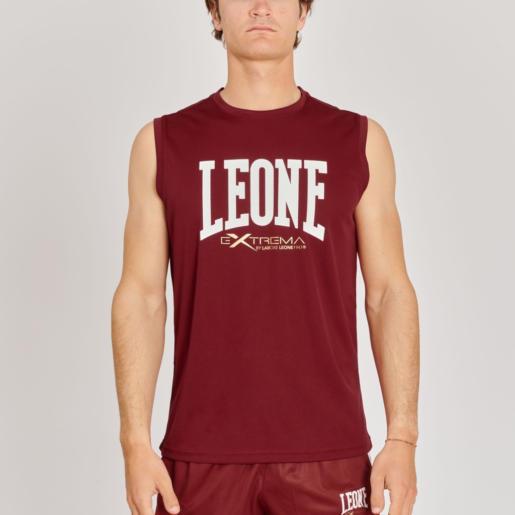 Leone Tank Top Logo, Red