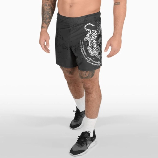 Phantom Fight Shorts Flex-S Muay Thai, Schwarz