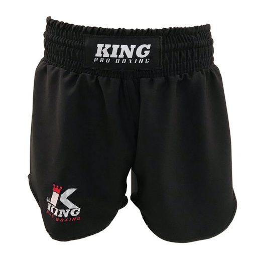 King Pro Boxing Fight Shorts Stormking Basic, Schwarz