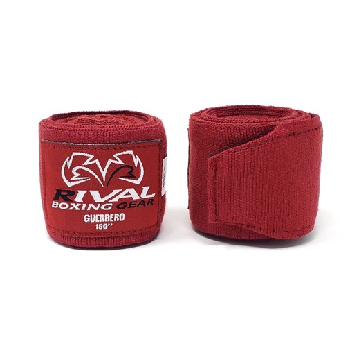 [RHWG-Burgundy-R-150] Rival Boxbandagen Guerrero 3,5m, Dunkelrot