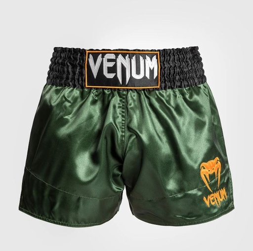 Venum Muay Thai Shorts Classic, Grün-Gold