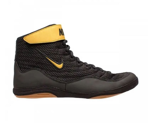 Nike Wrestling Shoes Inflict 3, Black-Vegas Gold