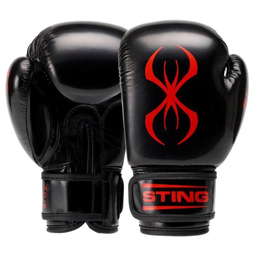 [STBH-ARJ-S-R-6] Sting Boxhandschuhe Arma Junior, Schwarz