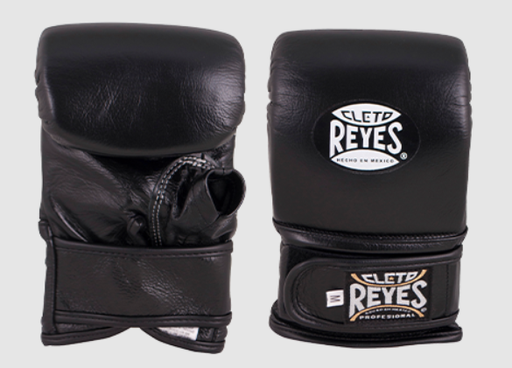 Cleto Reyes Sandsackhandschuhe mit Velcro, Schwarz