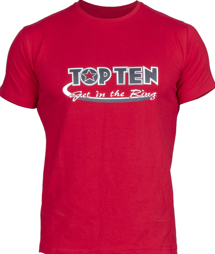 Top Ten T-Shirt Get in the Ring, Red