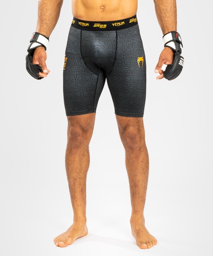 Venum Compression Shorts x Ares, Schwarz-Gold