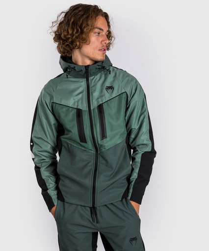 Venum Trainingsjacke Laser 3.0, Grün-Schwarz