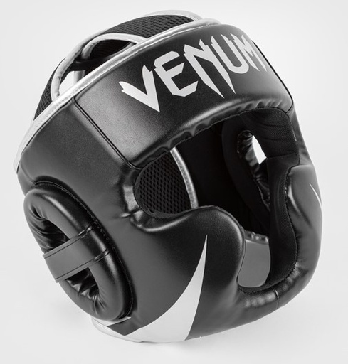 [VENUM-2052-128-S-SI] Venum Kopfschutz Challenger 2.0, Schwarz-Silber