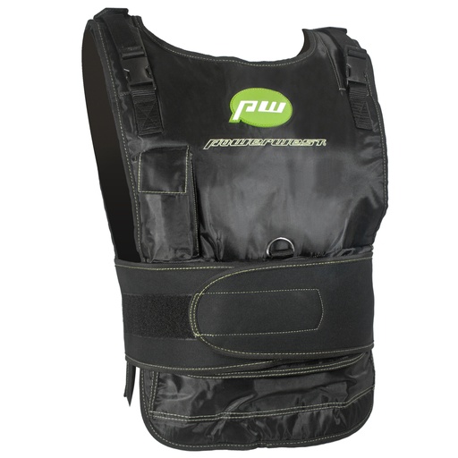 [POW-01-10] Power Weighted Vest 1kg - 10kg, Black