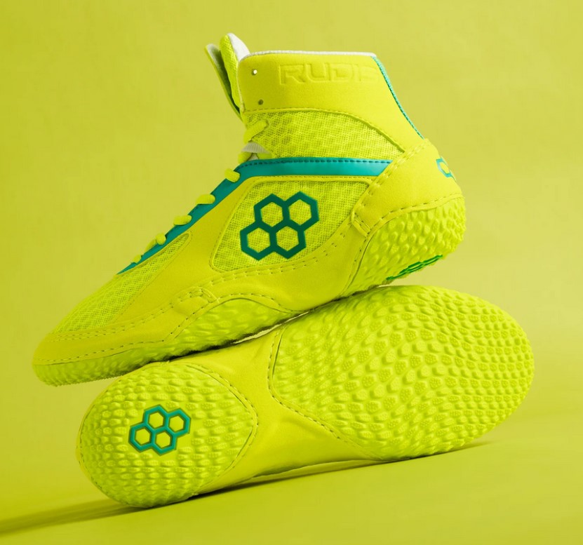 Green and yellow wrestling shoes online