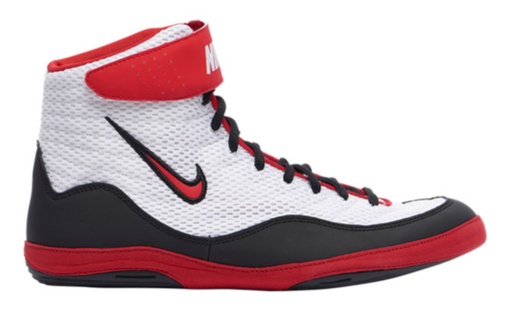 Nike Wrestling Shoes Inflict 3, White-Black-Red