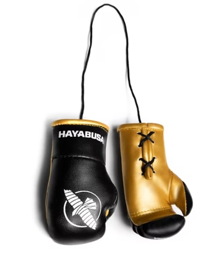 [HMBG-BKGD] Hayabusa Mini Boxing Gloves, Black-Gold