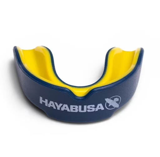 [HMG-BLYL-YTH-B-GE] Hayabusa Mouthguard Combat Youth, Navy-Yellow