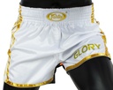 Fairtex Muay Thai Shorts Glory BSG2, Weiß-Gold