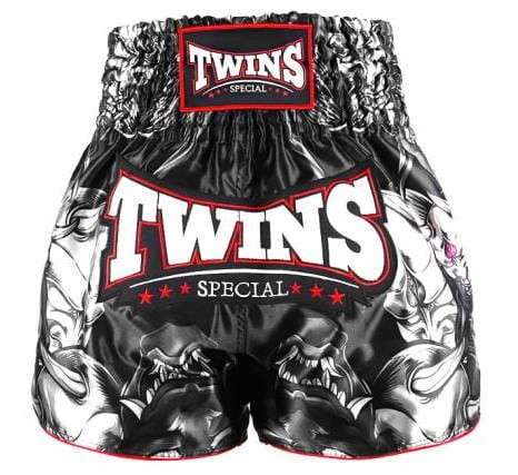 Twins Muay Thai Shorts Kabuki, Black