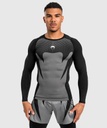 Venum Rash Guard Attack, Schwarz-Grau