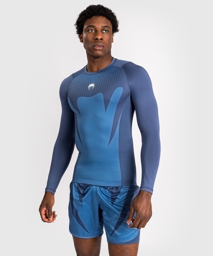 Venum Rash Guard Attack, Navy Blue