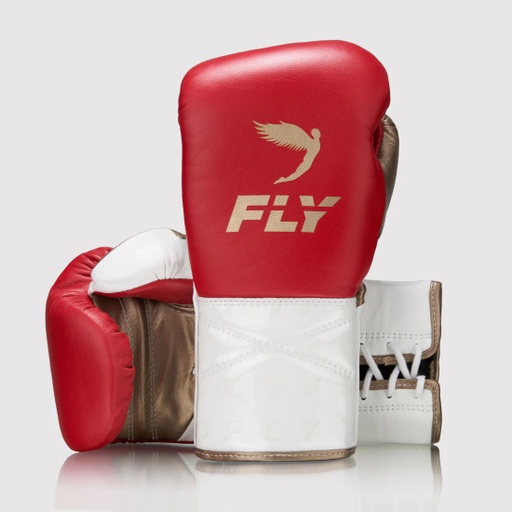 Fly Boxing Gloves Superlace Lightning, Red-White