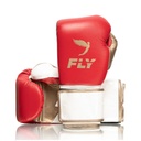 Fly Boxhandschuhe Superloop Lightning mit Schnürung, Rot-Weiß