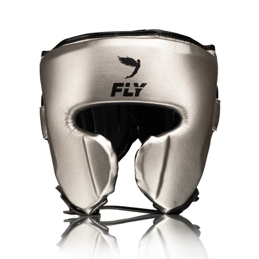 Fly Kopfschutz Cheek Protector Knight X, Silber-Schwarz