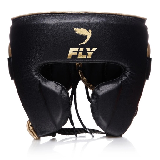 Fly Headgear Cheek Protector Knight, Black-Gold