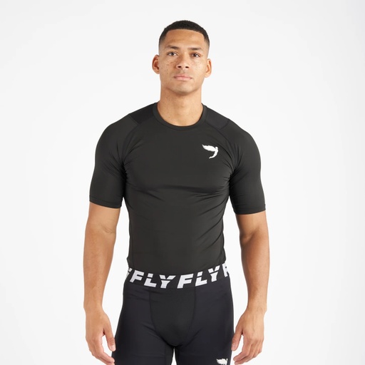 Fly Rash Guard, Black