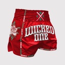 Wicked One Muay Thai Shorts Bandido, Rot