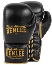 BenLee Boxing Gloves Crasher Laces, Black-Gold