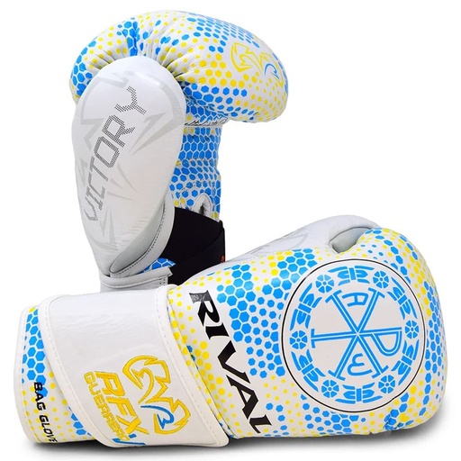 [RFX-G-V-SF-H-UND-W-10] Rival RFX-Guerrero-V SF-H Bag Gloves USYK Undisputed Edition 10oz, White