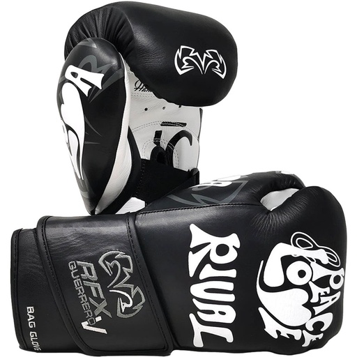 [RFX-G-V-HDE-F-PL-S-10] Rival RFX-Guerrero-V HDE-F Bag Gloves Peace &amp; Love Edition 10oz, Black