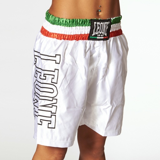 Leone Boxing Shorts Italy, White