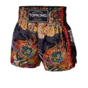 Top King Muay Thai Shorts Chinese Culture TKTBS-205, Red