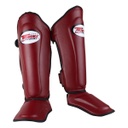 Twins Shin Guards SG7 Skintex, Wine Red