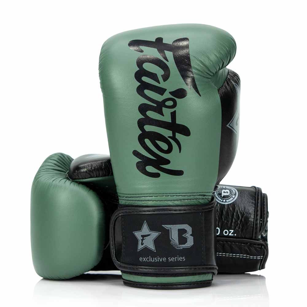 Fairtex Boxing Gloves X Booster V2, Green-Black