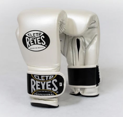 Cleto Reyes Boxing Gloves Training Velcro, Pearl