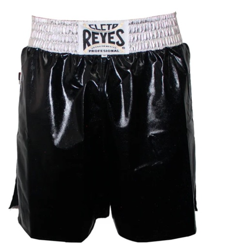 Cleto Reyes Boxing Shorts Metallic, Black-White