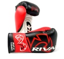 Rival Boxing Gloves RFX-Guerrero Pro Fight HDE-F with Laces, Black-Red-White