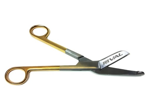 [RCM-S-GO-SI] Rival Cutman Scissors, Gold-Silver