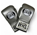 Cleto Reyes Boxing Gloves Profight Safetec with Laces, Silver