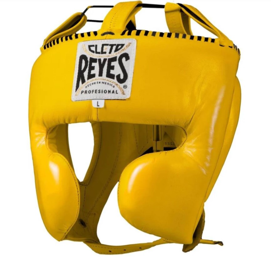 Cleto Reyes Head Guard with Cheek Protection, Yellow