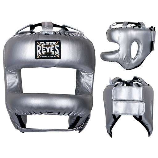 [E387-SI] Cleto Reyes Head Guard Rounded Face Bar, Silver