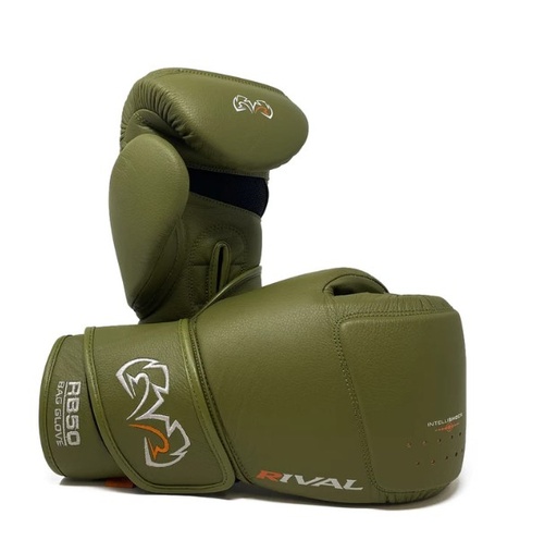 Rival Bag Gloves RB50 Intellli-Shock Compact, Khaki