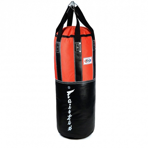 [HB3XL-UNGEF-S-R] Fairtex Heavy Bag HB3 XL 105x40cm Unfilled, Black-Red